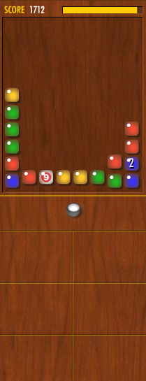 Bauns (Browser) screenshot: Clearing the board.