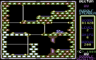 Decton (Commodore 64) screenshot: Level 2