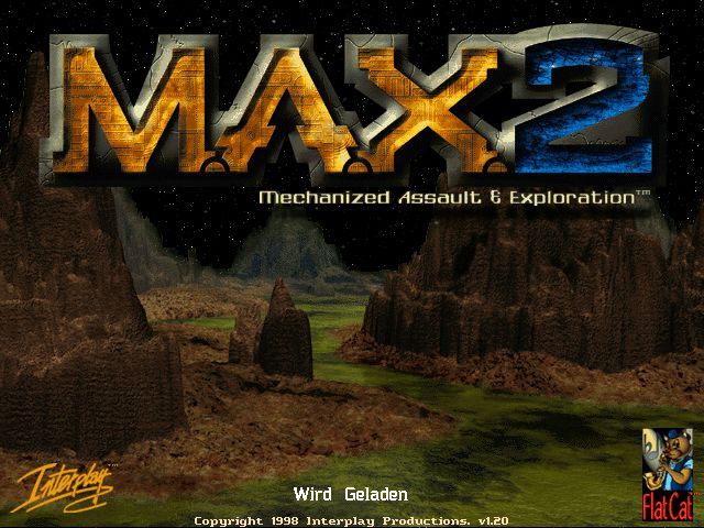 M.A.X. 2: Mechanized Assault & Exploration (Windows) screenshot: Title Screen