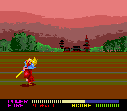 Jinmu Denshō (TurboGrafx-16) screenshot: Run away, run away.