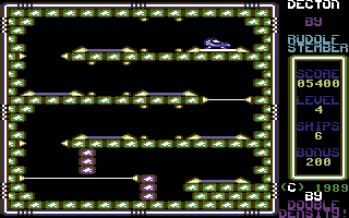 Decton (Commodore 64) screenshot: Level 4