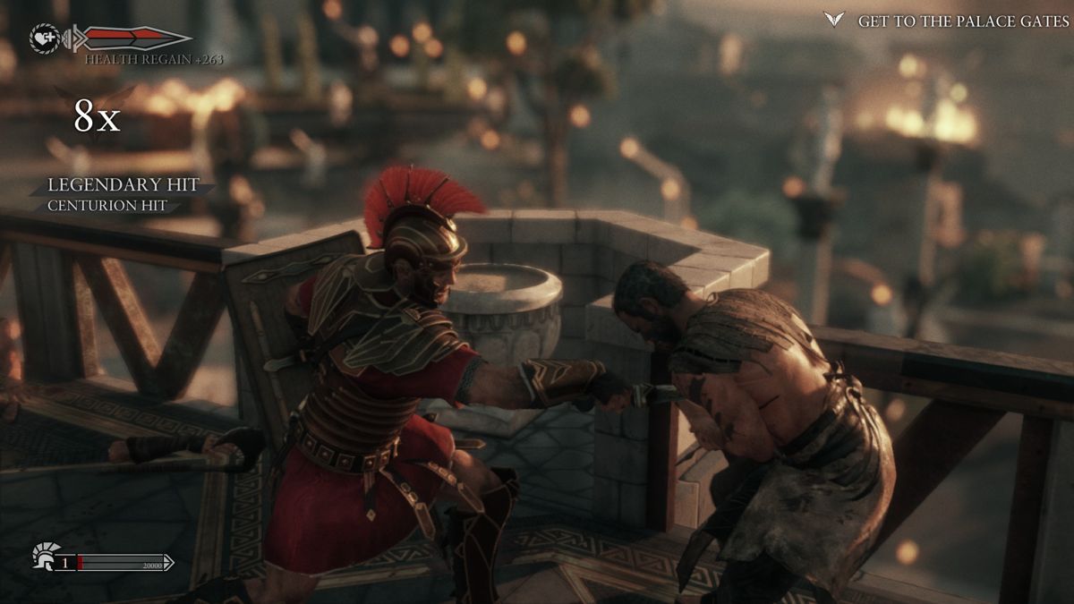Ryse: Son of Rome (Xbox One) screenshot: Sword in the gut will usually do the trick