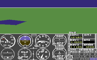 Scenery Disk 5 (Commodore 64) screenshot: Scottsbluff