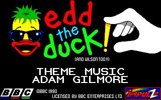 Edd the Duck! (Amiga) screenshot: Credits Screen