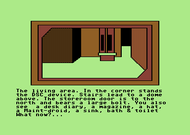 Life-Term (Commodore 64) screenshot: What now?