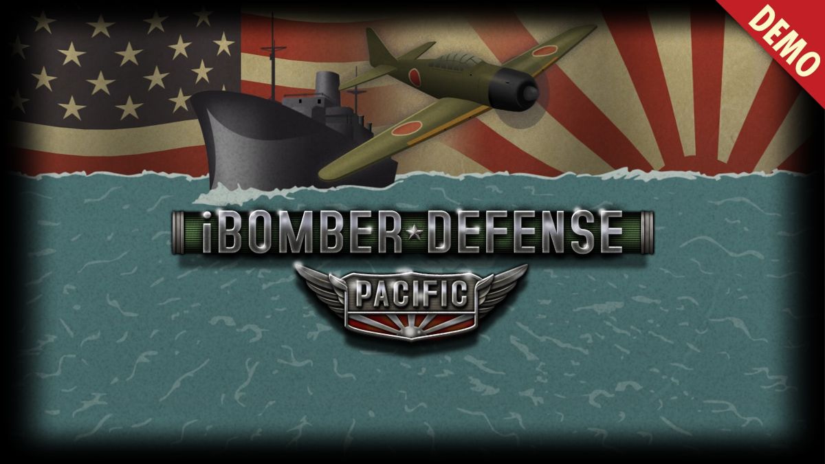 iBomber Defense: Pacific (Windows) screenshot: Title screen (demo version)