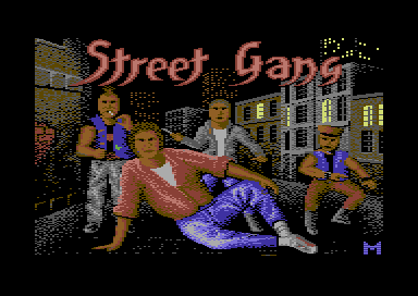 Street Gang (Commodore 64) screenshot: Loading screen.