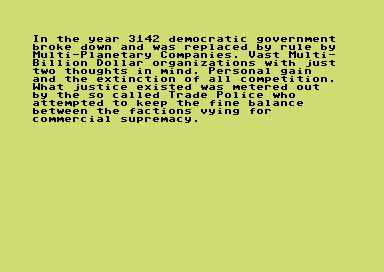 Life-Term (Commodore 64) screenshot: The story.