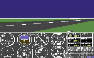 Scenery Disk 4 (Commodore 64) screenshot: Cut Bank