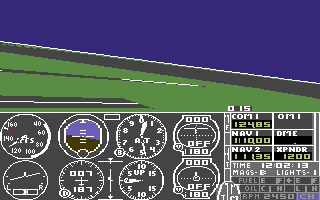 Scenery Disk 3 (Commodore 64) screenshot: Los Angeles Int'l