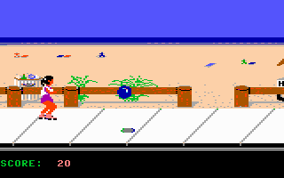 California Games (DOS) screenshot: Skating (MCGA/VGA)