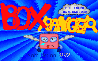 Box Ranger (DOS) screenshot: Title screen