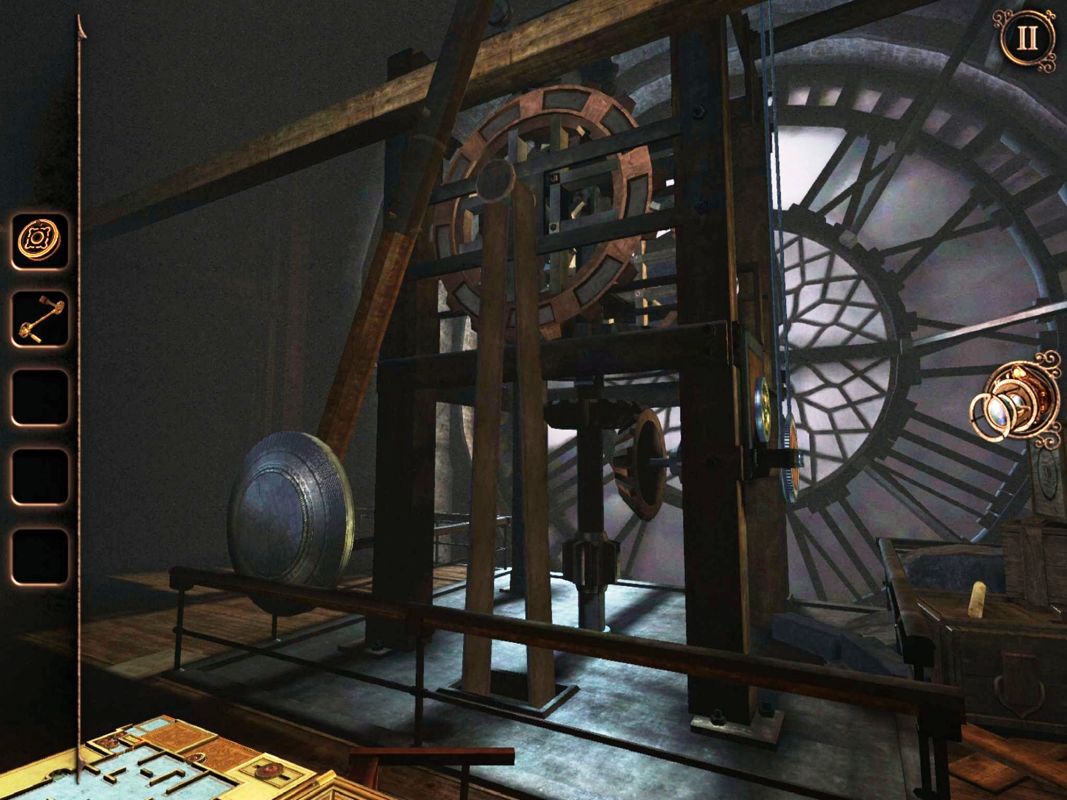 The Room Three (iPad) screenshot: Clock Tower Pendulum