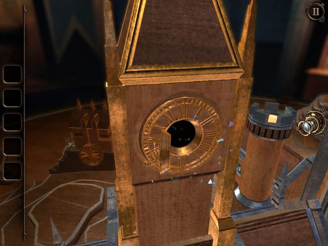 The Room Three (iPad) screenshot: Clock tower portal