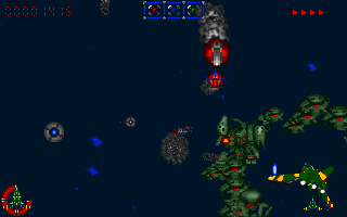 Fox Ranger II: Second Mission (DOS) screenshot: The first boss battle