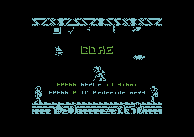 Core (Commodore 64) screenshot: Title screen.