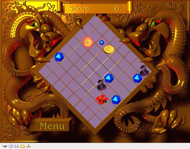 Alchemist (Windows) screenshot: The start of a game