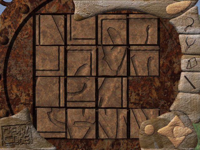 The Lost Island of Alanna (Windows) screenshot: A sliding tile puzzle
