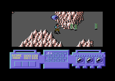 G.U.T.Z. (Commodore 64) screenshot: Searching