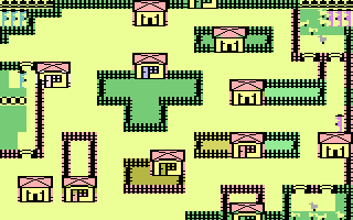Joe and the Serif (Commodore 16, Plus/4) screenshot: Game start