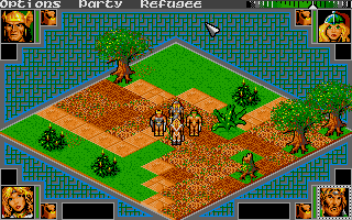 Shadow Sorcerer (DOS) screenshot: The Playing Field