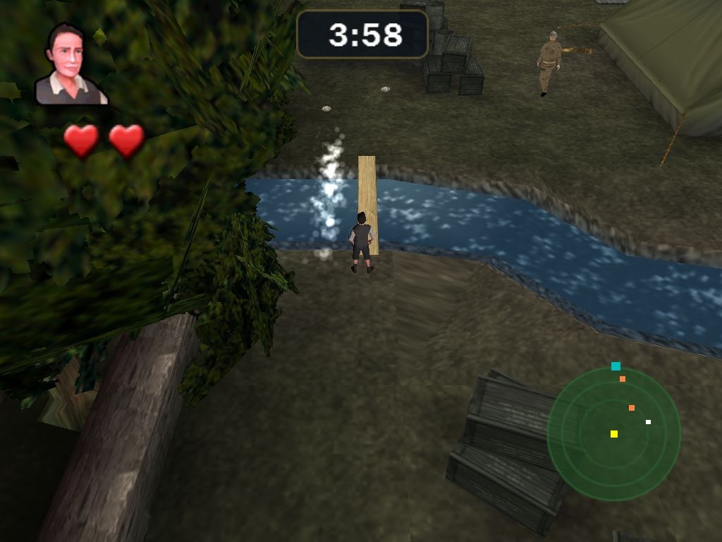 The Water Horse: Legend of the Deep (Windows) screenshot: Making a bridge over the water of course!