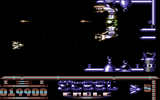 Steel Eagle (Commodore 64) screenshot: Endboss of Level 1