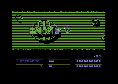 Agent Orange (Commodore 64) screenshot: Planet surface.