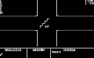 The Vaults of Zurich (Commodore 64) screenshot: Game start