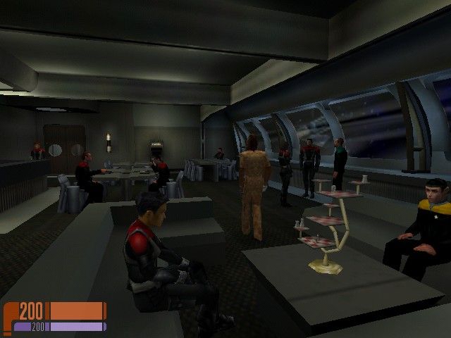 Star Trek: Voyager - Elite Force (Windows) screenshot: The Mess Hall