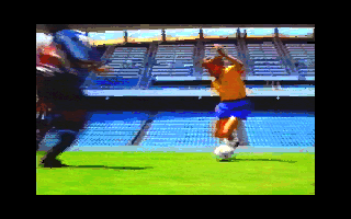 FIFA International Soccer (DOS) screenshot: Intro I (CD-ROM version)