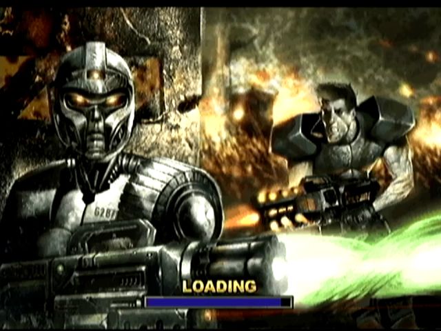 Unreal Tournament (Dreamcast) screenshot: Loading screen.