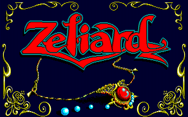 Zeliard (PC-88) screenshot: Title screen