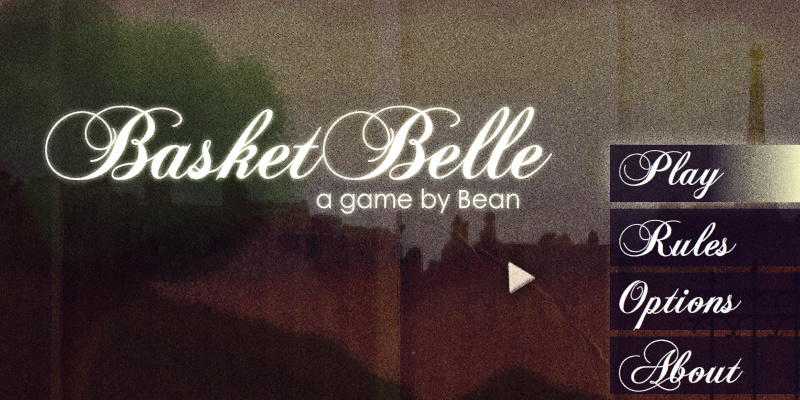 BasketBelle (Windows) screenshot: Main menu