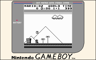 Super Mario Land (Game Boy) screenshot: The beginning...