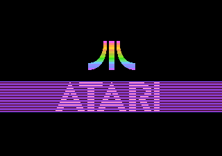 <small>Tank Command (Atari 7800) screenshot:</small><br> Atari logo