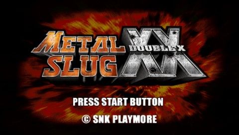 Metal Slug XX (PSP) screenshot: Title screen
