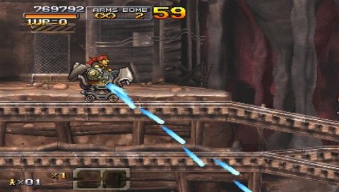 Metal Slug XX (PSP) screenshot: A new slug