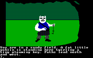 Transylvania (DOS) screenshot: Goblin (PCjr)