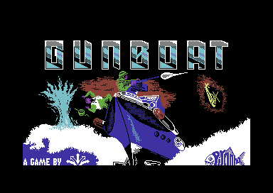 Gunboat (Commodore 64) screenshot: Loading screen.
