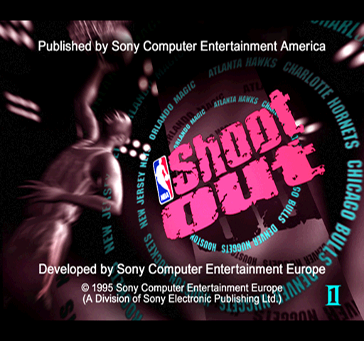 NBA ShootOut (PlayStation) screenshot: NBA Shootout title screen