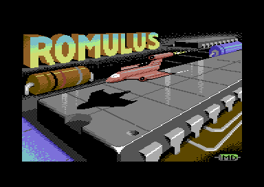 Romulus (Commodore 64) screenshot: Loading screen.