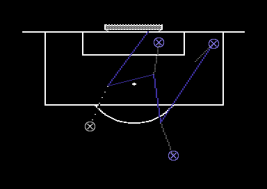 Footballer of the Year 2 (Commodore 64) screenshot: And these tactics last of all.