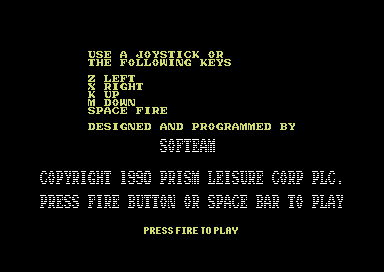 Metaplex (Commodore 64) screenshot: Instructions.