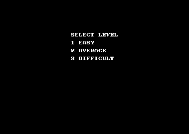 Metaplex (Commodore 64) screenshot: Difficulty.