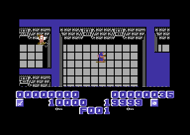 Shackled (Commodore 64) screenshot: The start of the game.