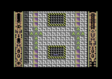 Snare (Commodore 64) screenshot: Fell down a hole.