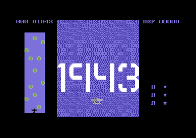 '43 - One Year After (Commodore 64) screenshot: Just before you start.
