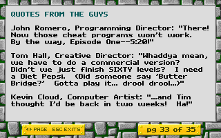 Wolfenstein 3D (DOS) screenshot: Some more funny stuff !
