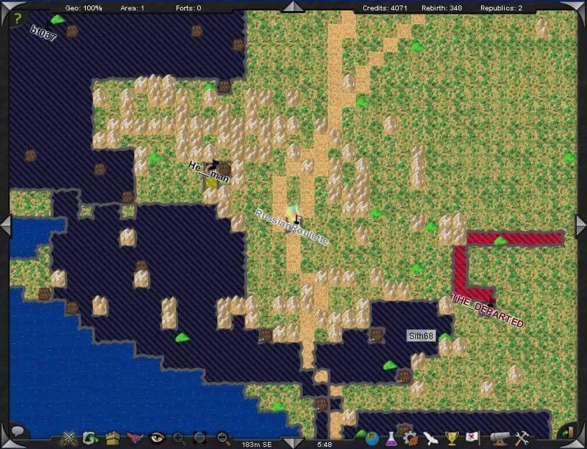 War of Conquest (Windows) screenshot: Full screen UI